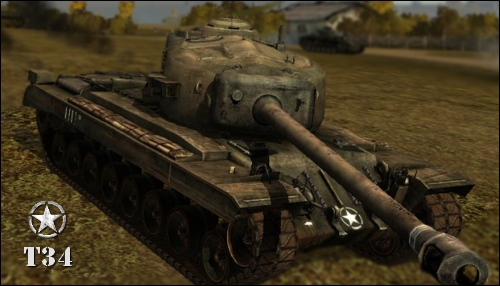 Американский тяжик T34 Американский тяжик T34
