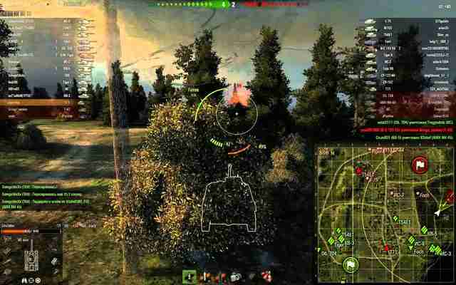 Пассивный свет в World of Tanks 