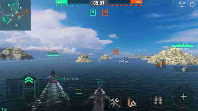 Управление в WoWs Управление в WoWs