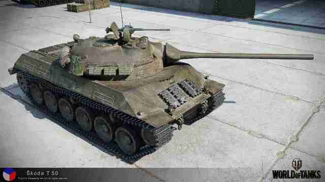Танк Škoda T 50 Tank-Škoda-T-50
